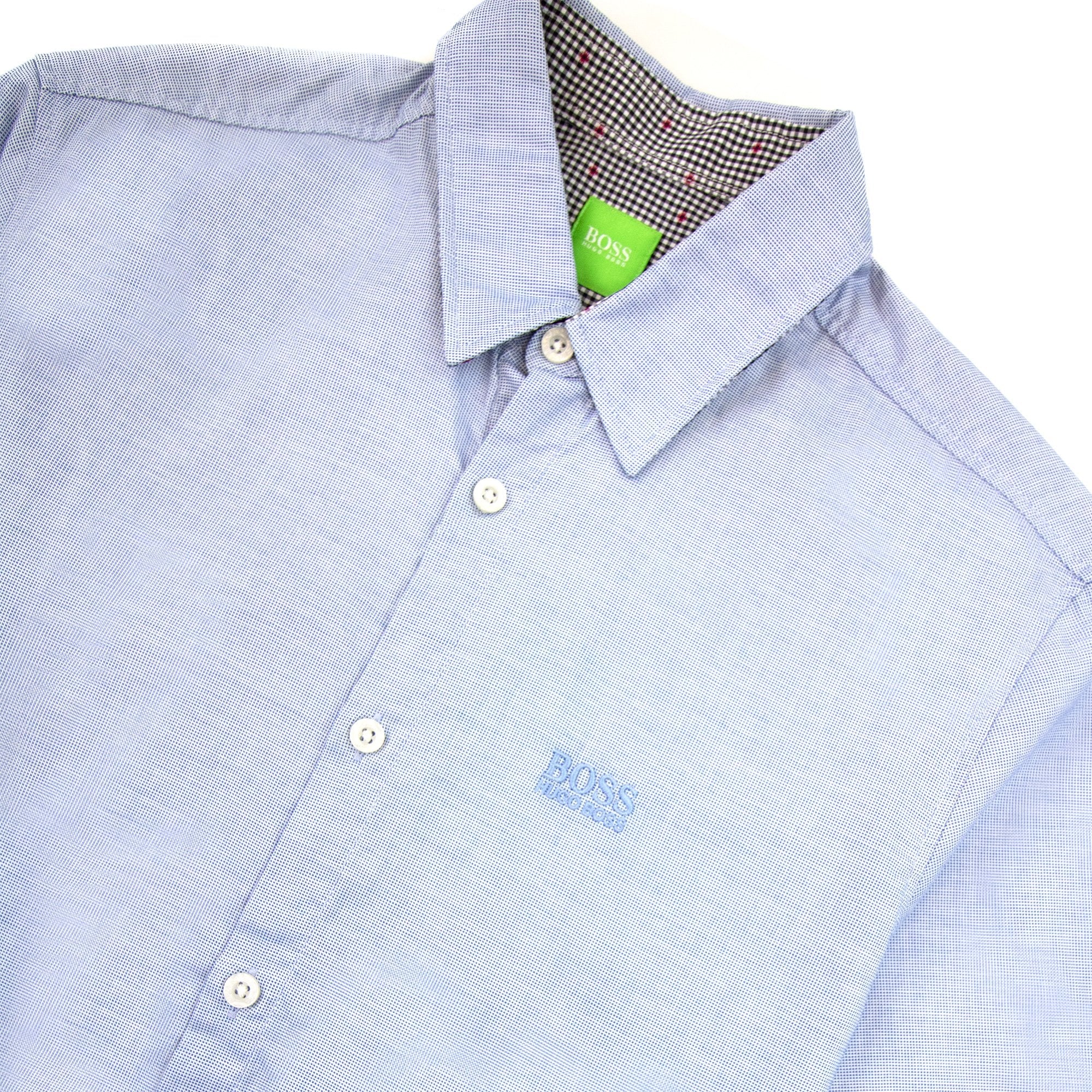 Hugo Boss C-busterino Short Sleeve Shirt Baby Blue