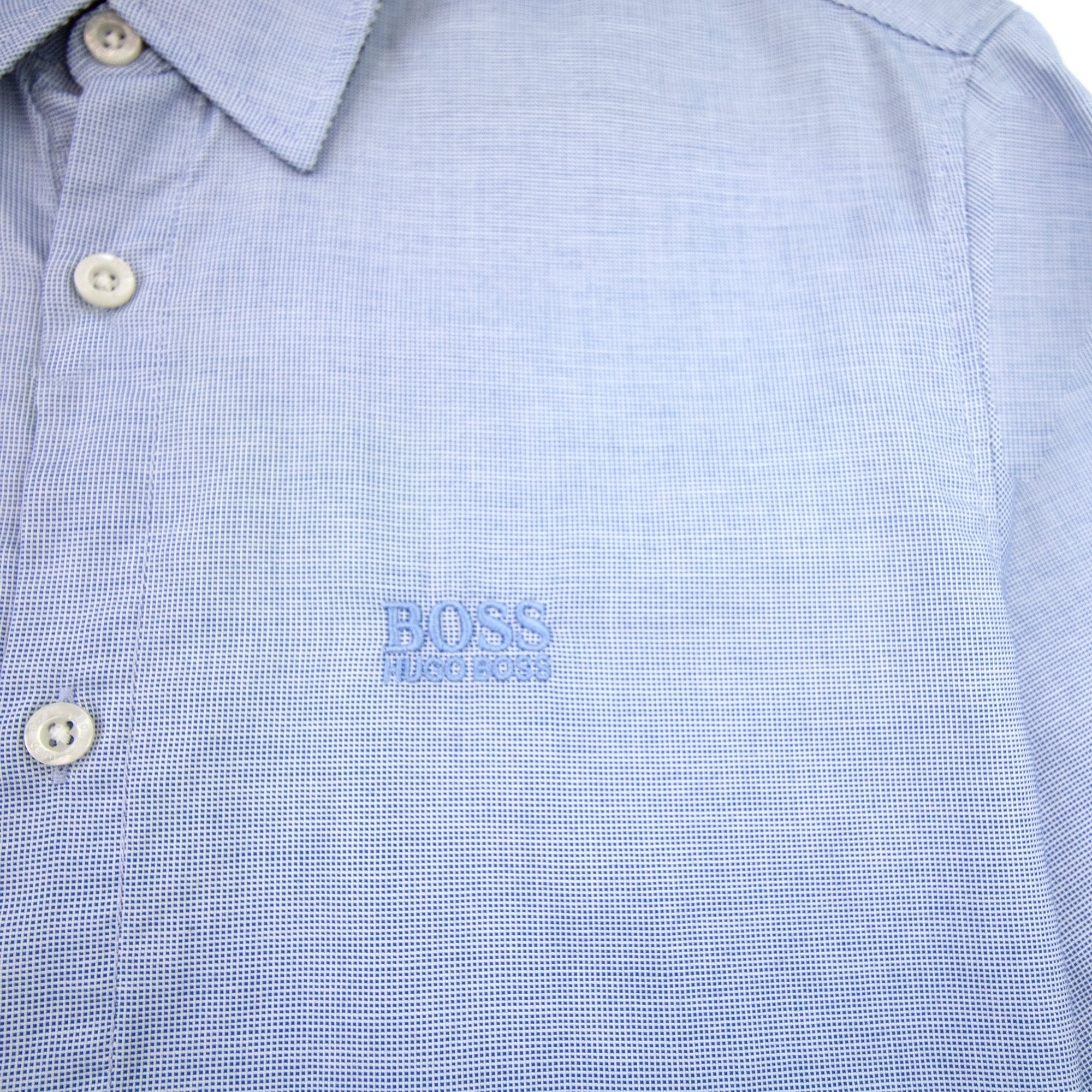 Hugo Boss C-busterino Short Sleeve Shirt Baby Blue