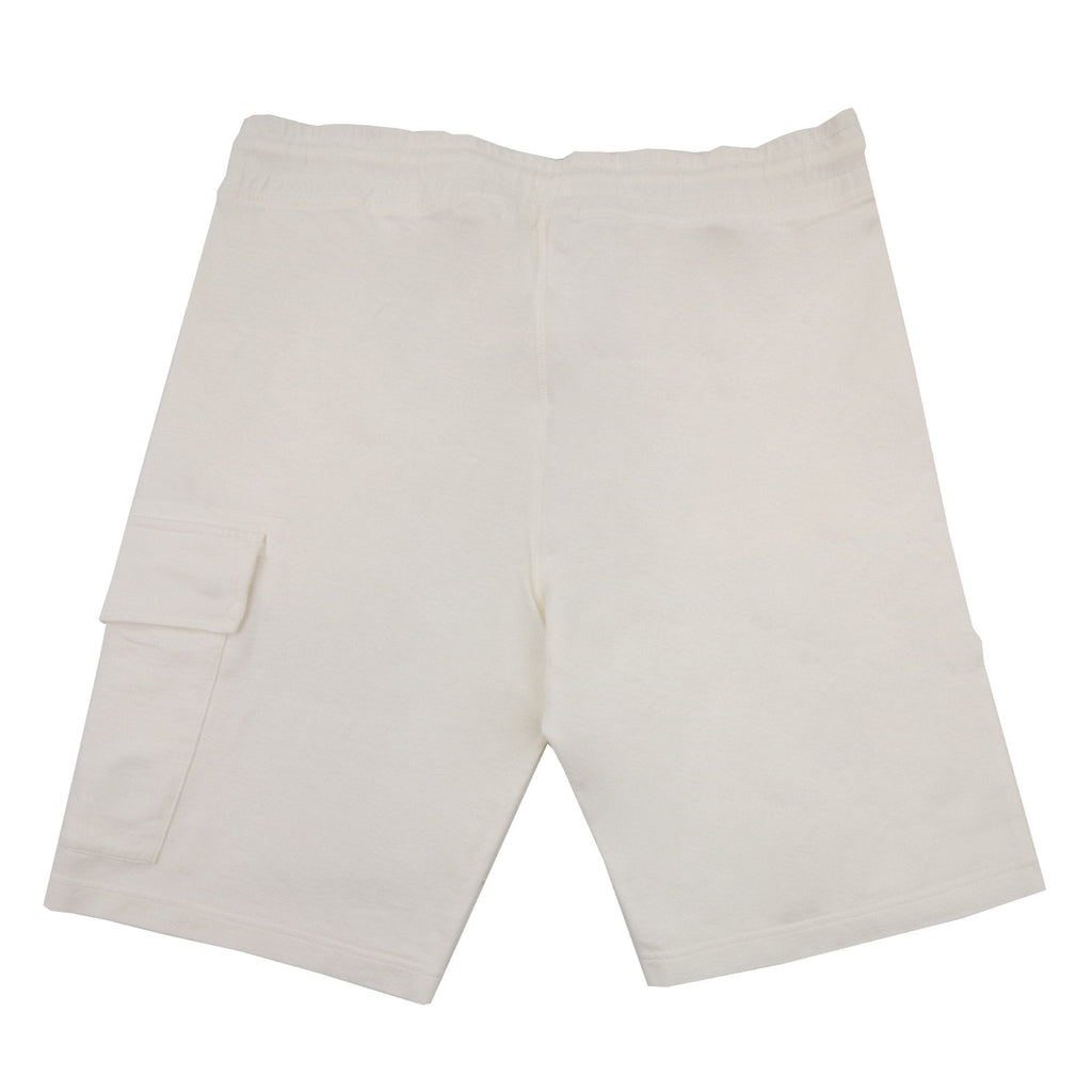Cp Company Light Fleece Lense Bermuda Shorts White 103