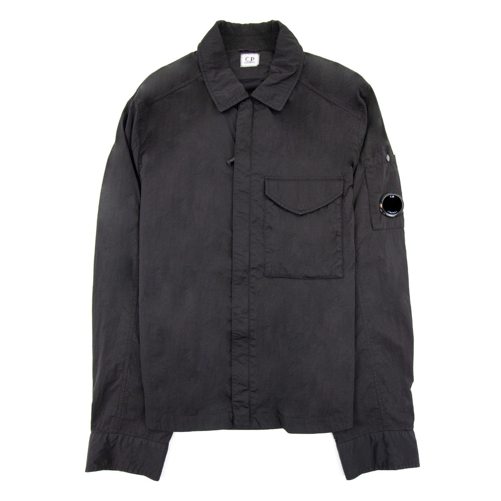 Cp Company Chrome-r Zip Overshirt Black 999