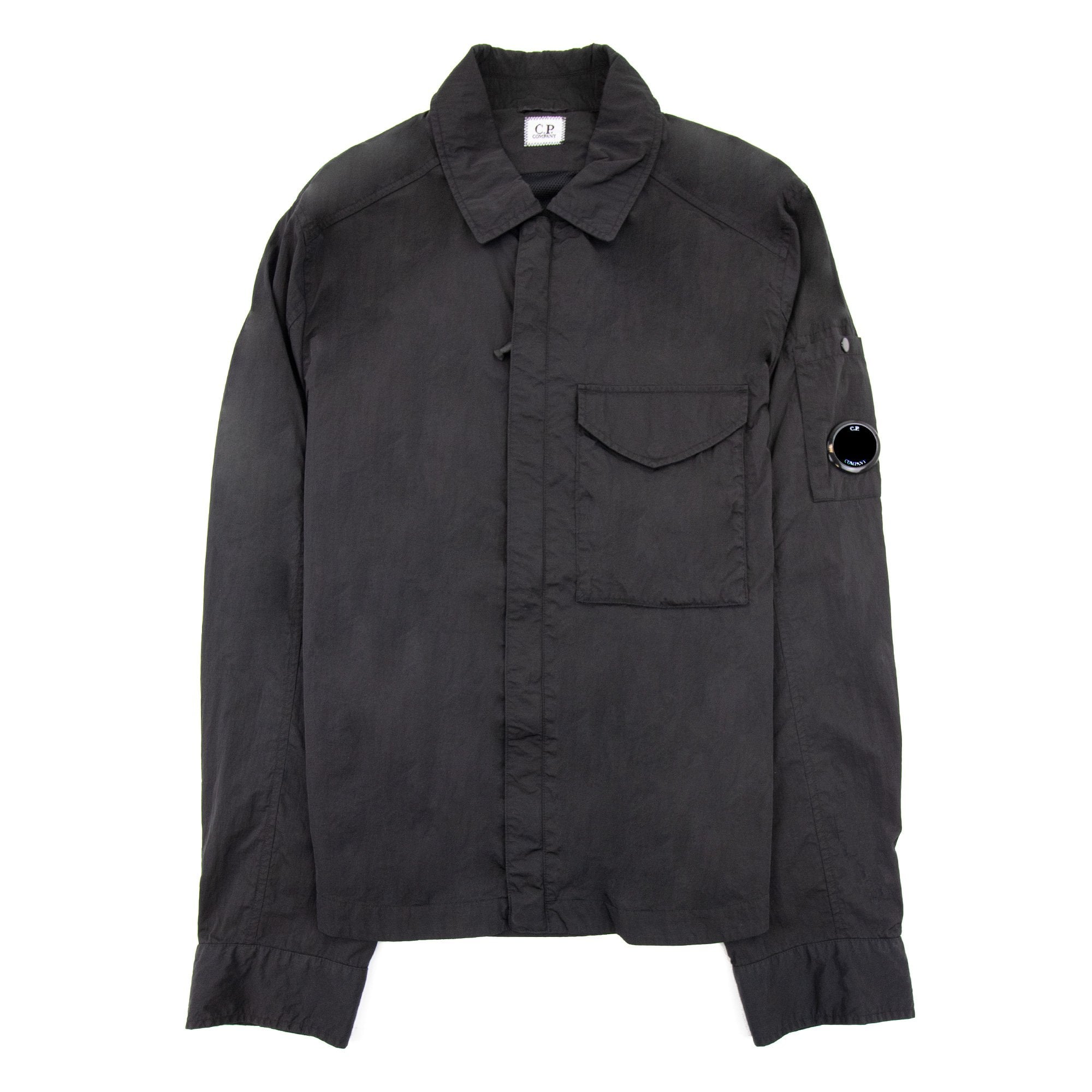 Cp Company Chrome-r Zip Overshirt Black 999