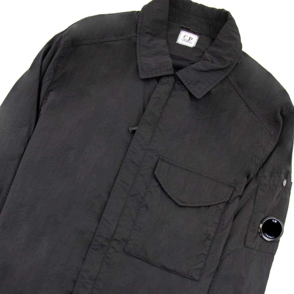 Cp Company Chrome-r Zip Overshirt Black 999