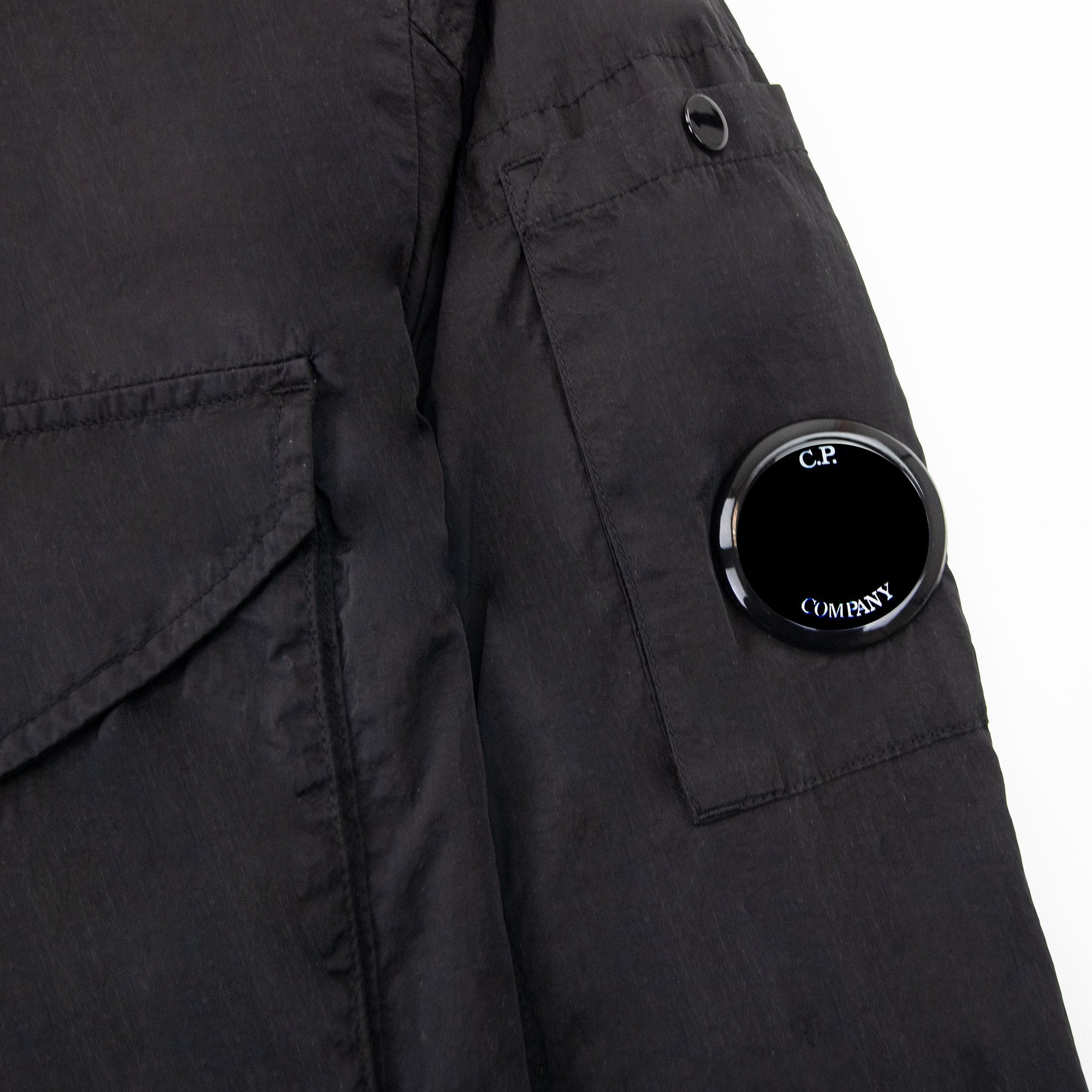 Cp Company Chrome-r Zip Overshirt Black 999