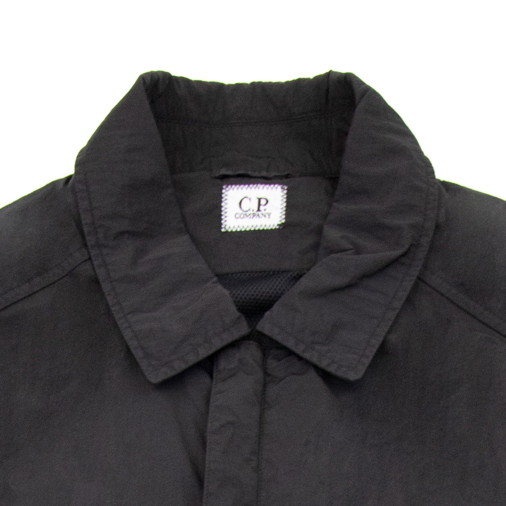 Cp Company Chrome-r Zip Overshirt Black 999