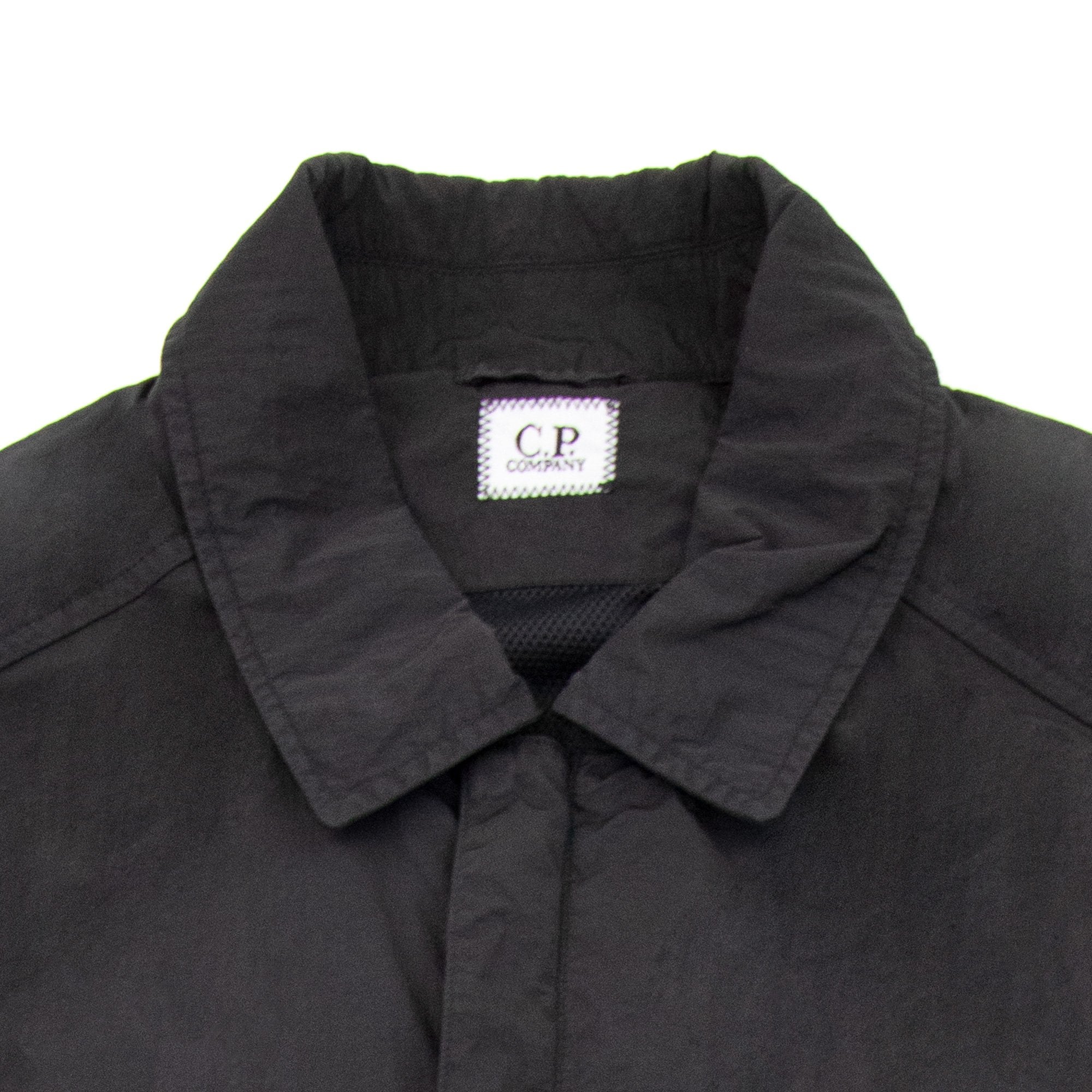 Cp Company Chrome-r Zip Overshirt Black 999