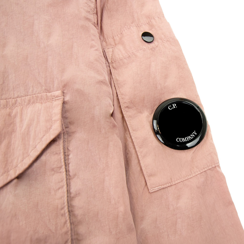 Cp Company Chrome-r Zip Overshirt Pink 509