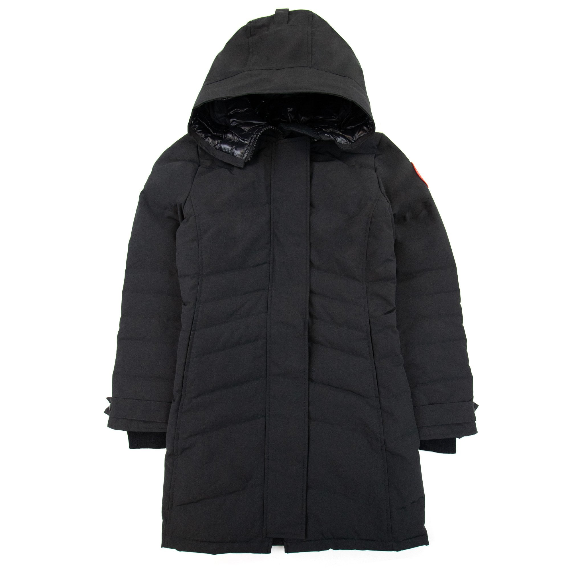 Canada Goose Lorette Parka With Hood Trim Black