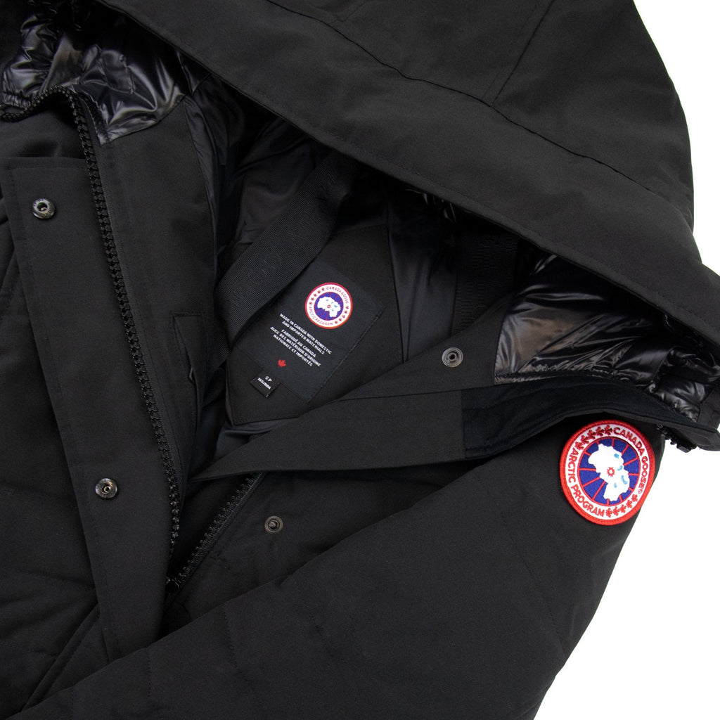 Canada Goose Lorette Parka With Hood Trim Black
