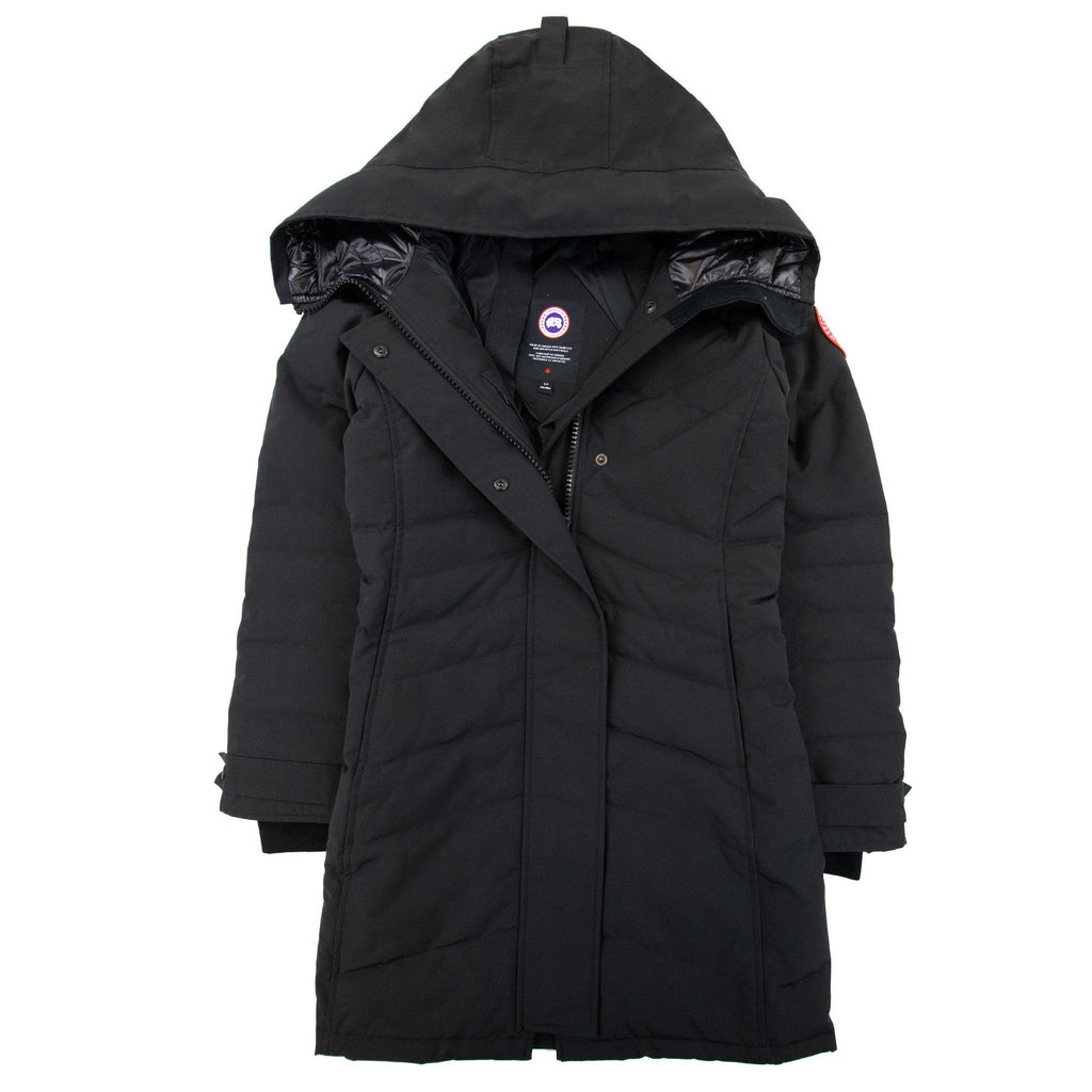 Canada Goose Lorette Parka With Hood Trim Black