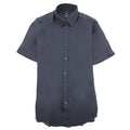 Hugo Boss Luka Short Sleeve Pur Linen Shirt Navy