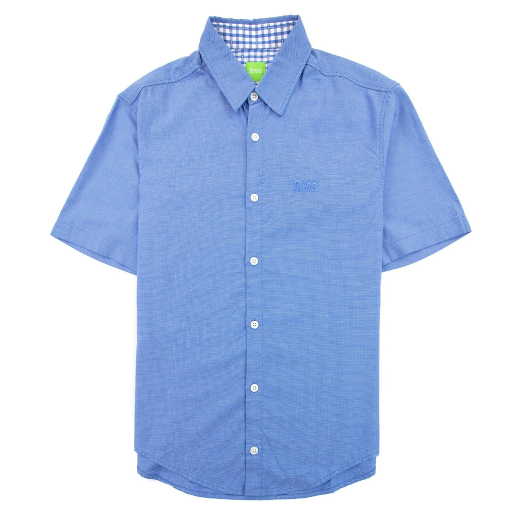 Hugo Boss C-busterino Short Sleeve Shirt Sky Blue