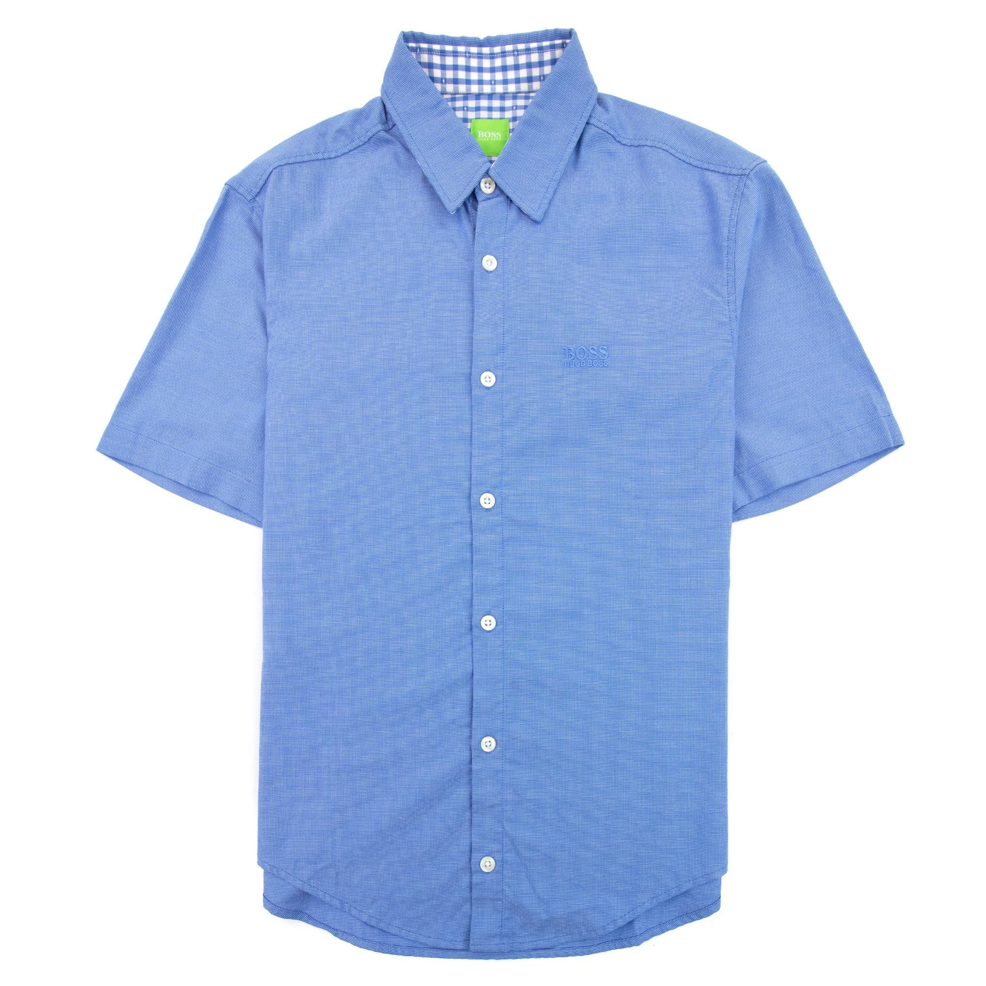 Hugo Boss C-busterino Short Sleeve Shirt Sky Blue