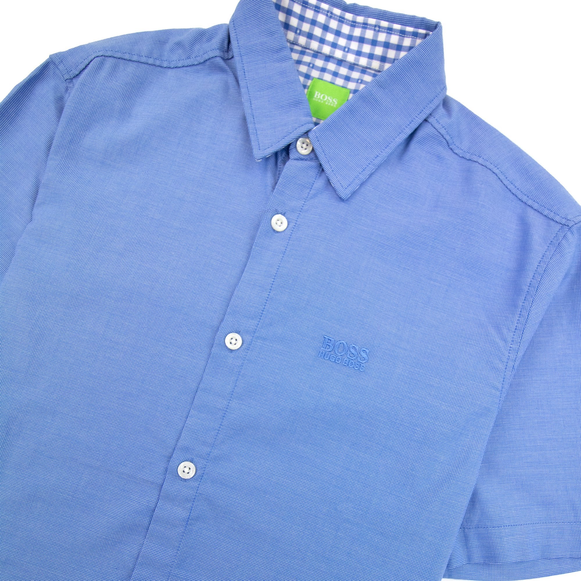 Hugo Boss C-busterino Short Sleeve Shirt Sky Blue