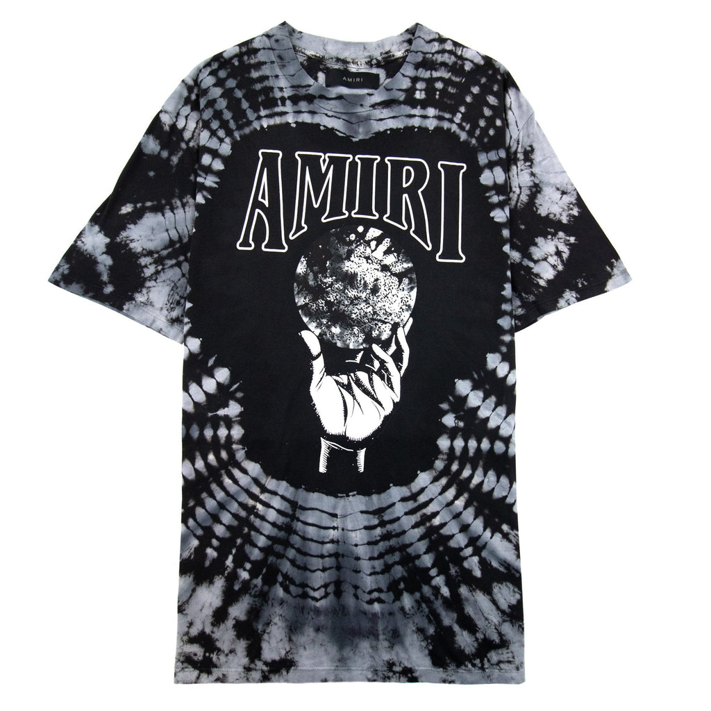 Amiri Crystal Ball Tie-dye Cotton T-shirt Black