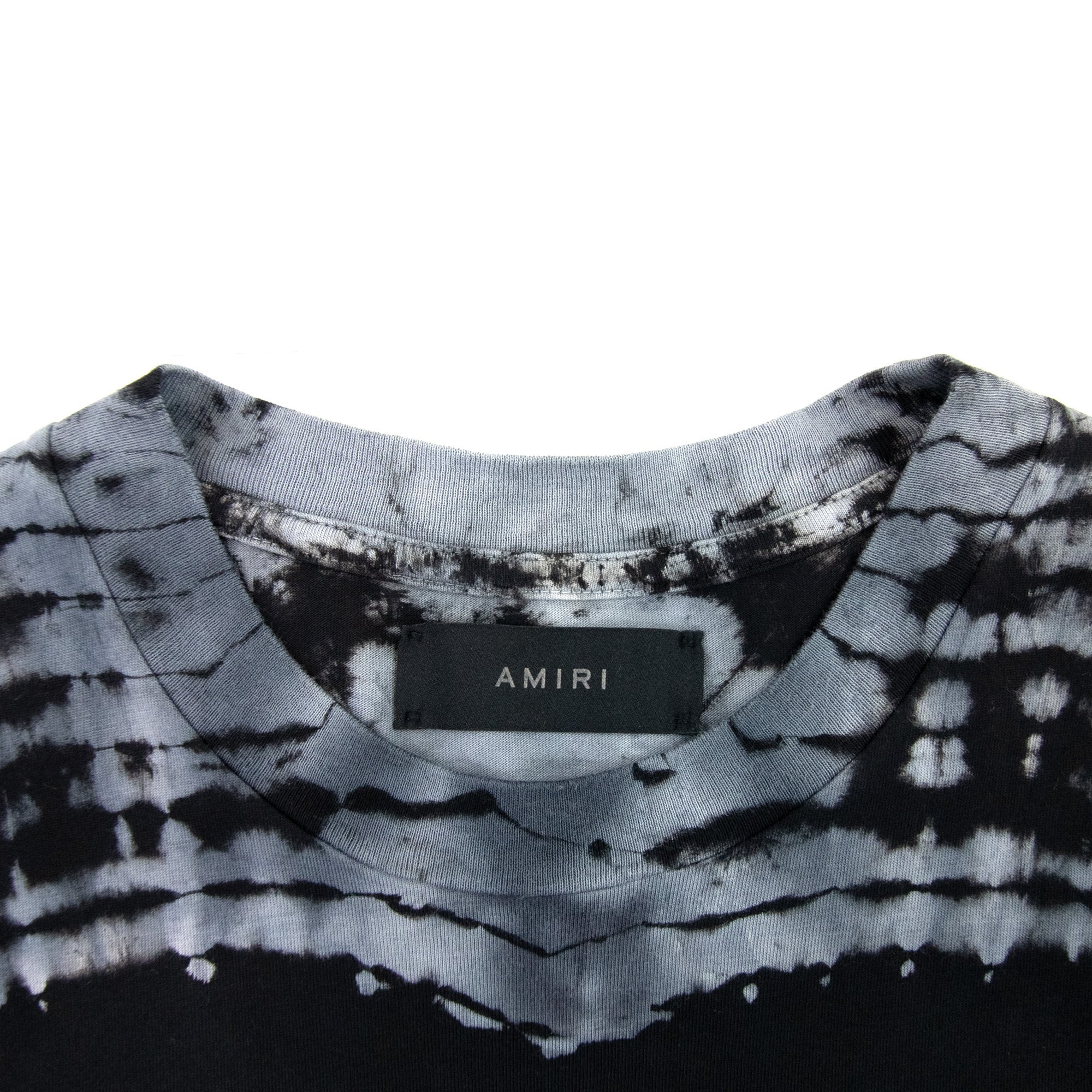 Amiri Crystal Ball Tie-dye Cotton T-shirt Black