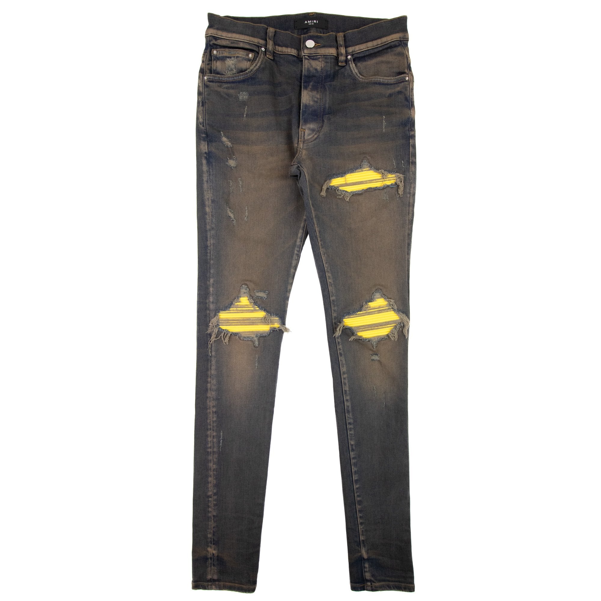 Amiri Mx1 Ultrasuede Jean Dark Indigo