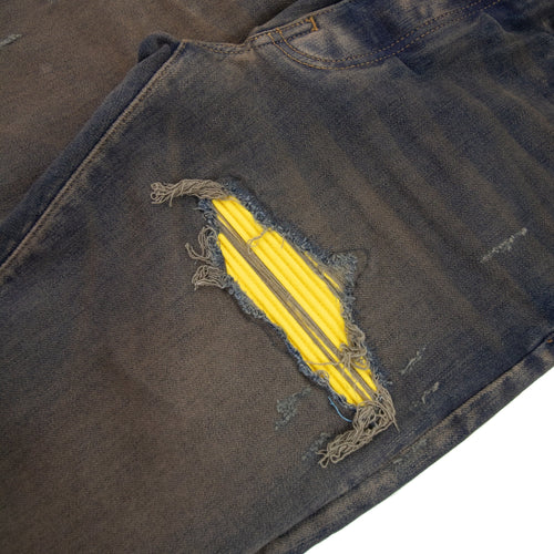 Amiri Mx1 Ultrasuede Jean Dark Indigo