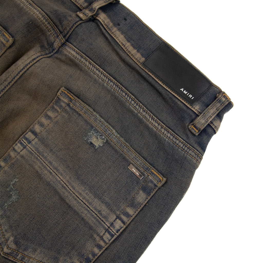 Amiri Mx1 Ultrasuede Jean Dark Indigo