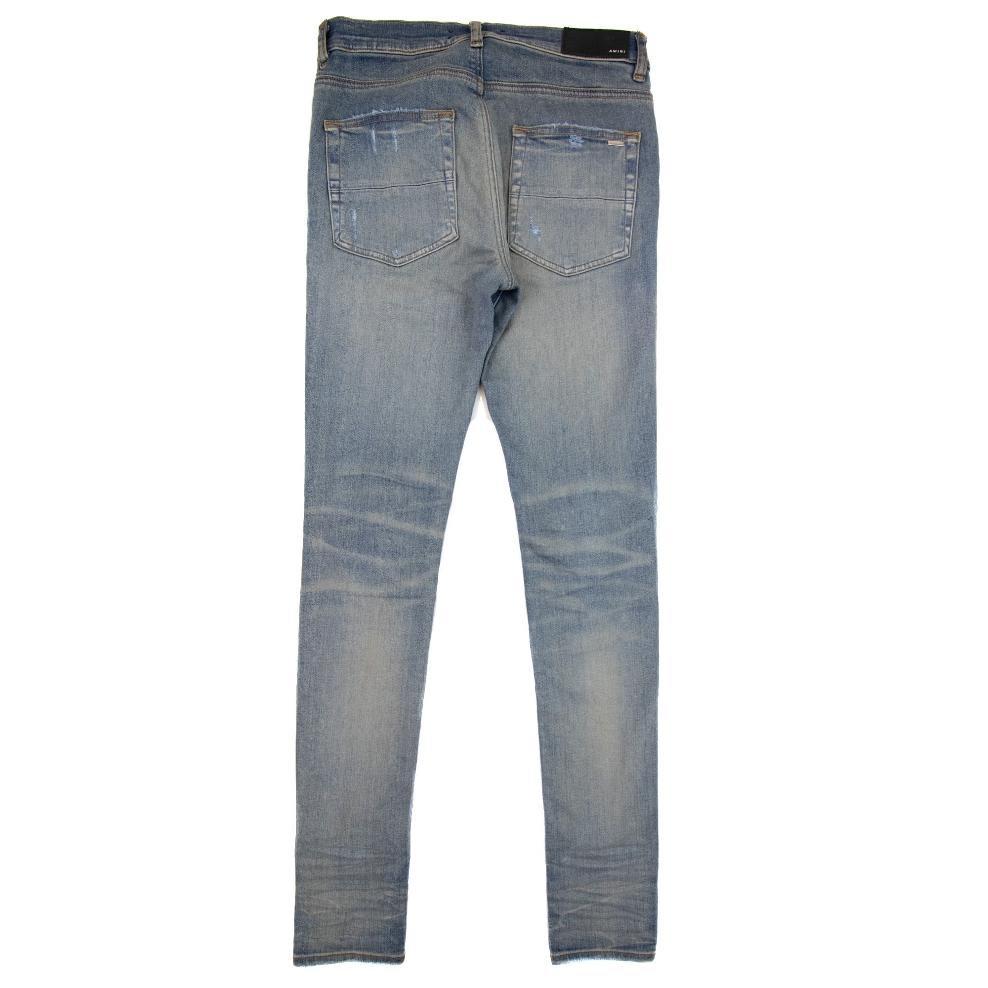 Amiri Mx1 Ultrasuede Jean Clay Indigo