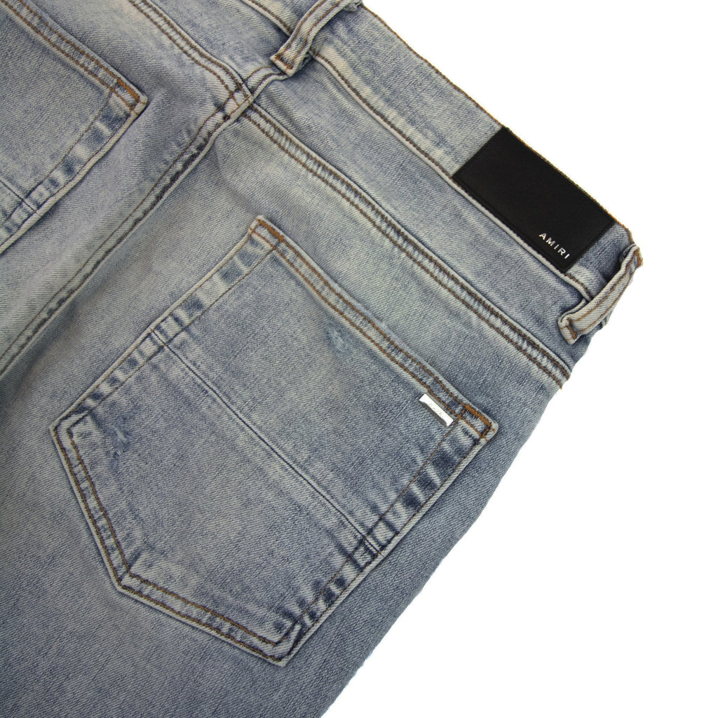 Amiri Mx1 Ultrasuede Jean Clay Indigo