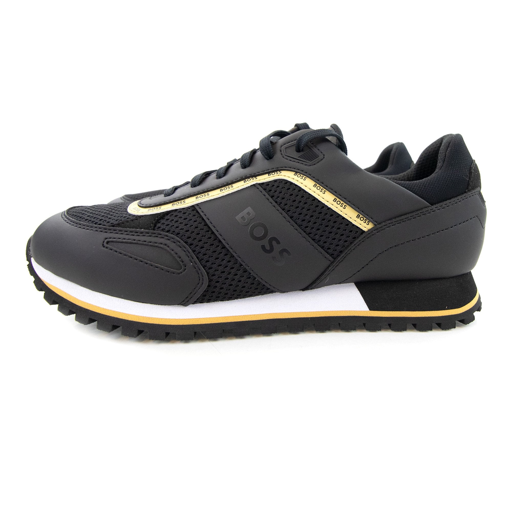 Hugo Boss Parkour L Logo Detail Trainer Black 007