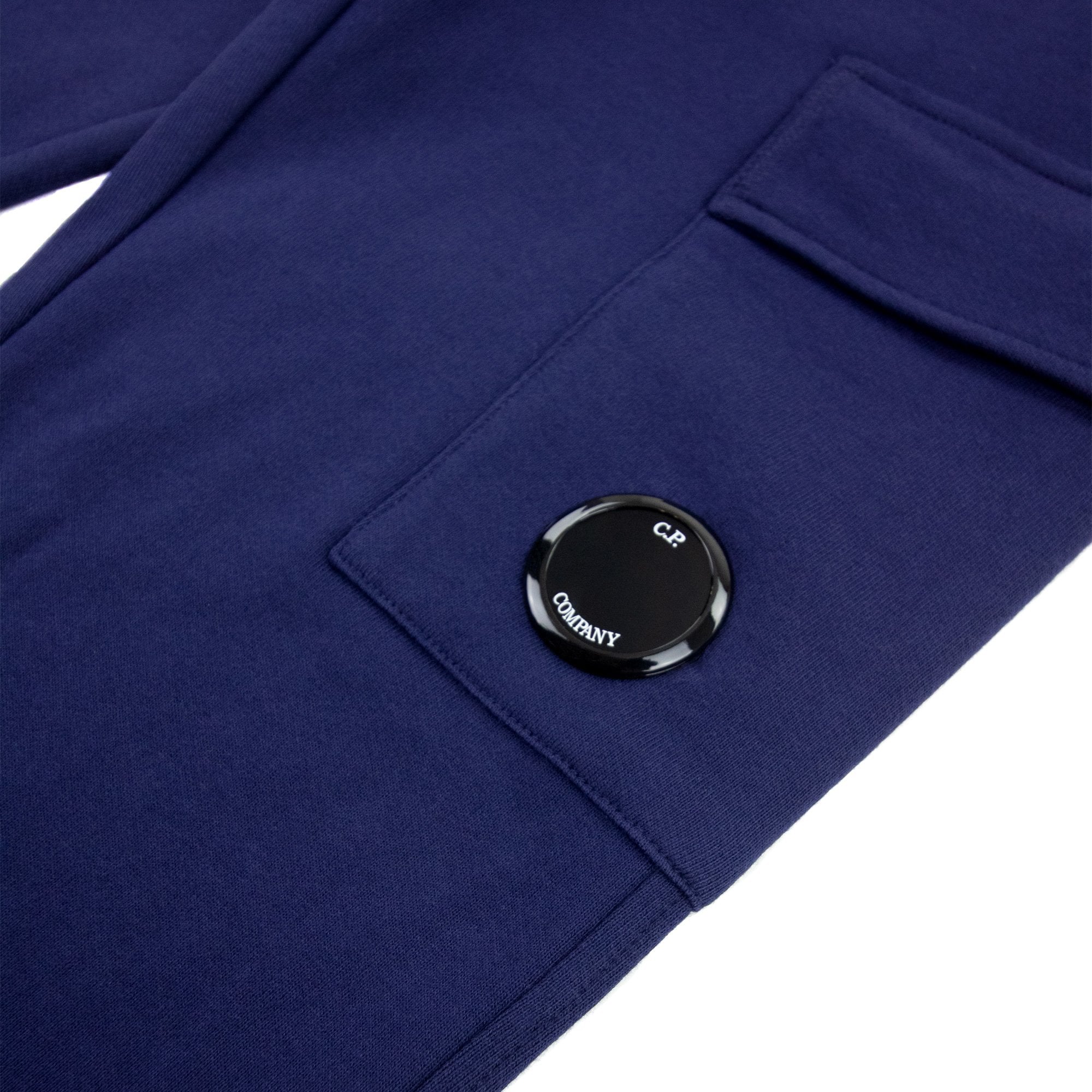 Cp Company Diagonal Raised Fleece Lens Sweat Pant Medieval Blue 868