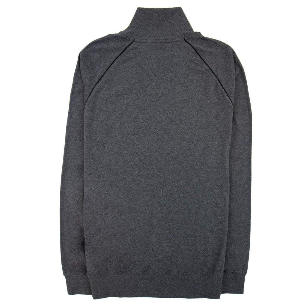 Hugo Boss Logo-embroidered Zip-up Jacket In Stretch Cotton Dark Grey 010
