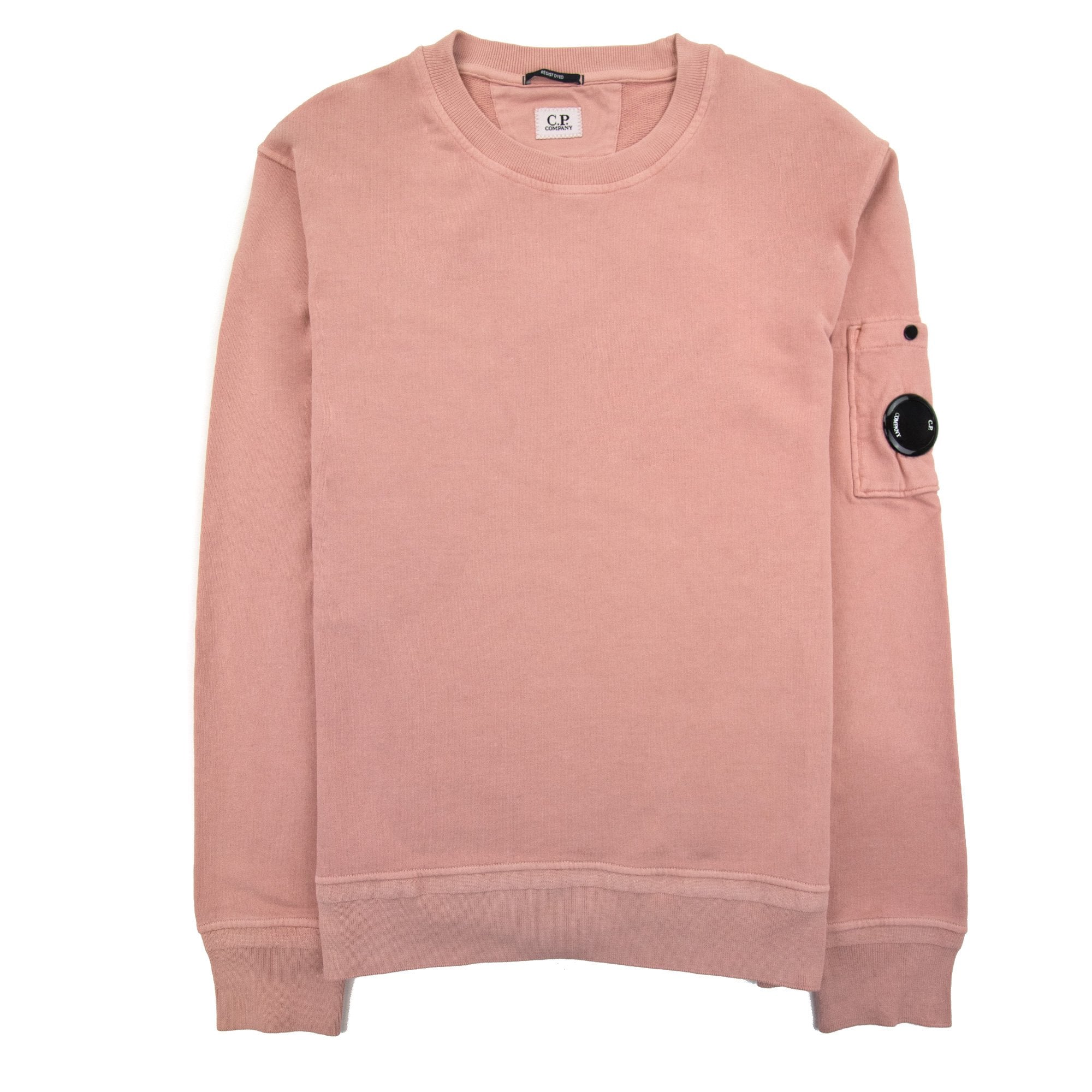 Cp Company Cotton Fleece Resist Dyed Sweatshirt Pink 509
