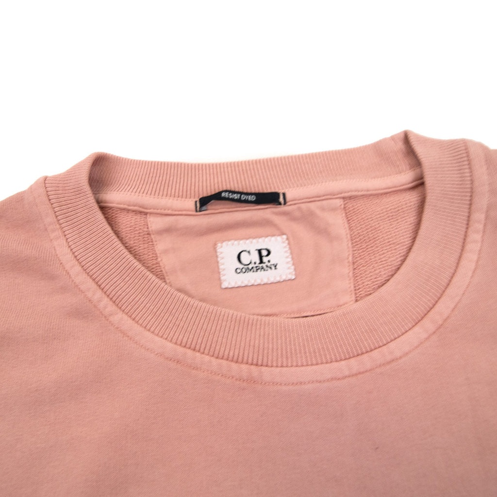Cp Company Cotton Fleece Resist Dyed Sweatshirt Pink 509