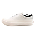 Hugo Logo-label Low-top Trainers With Bonded Leather White