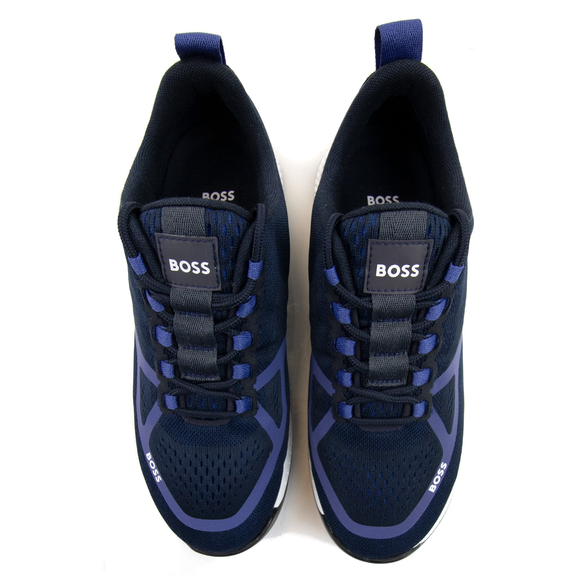 Hugo Boss Titanium Mesh Runner Open Blue
