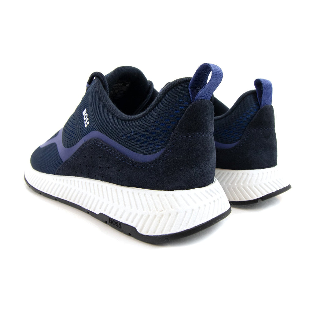 Hugo Boss Titanium Mesh Runner Open Blue