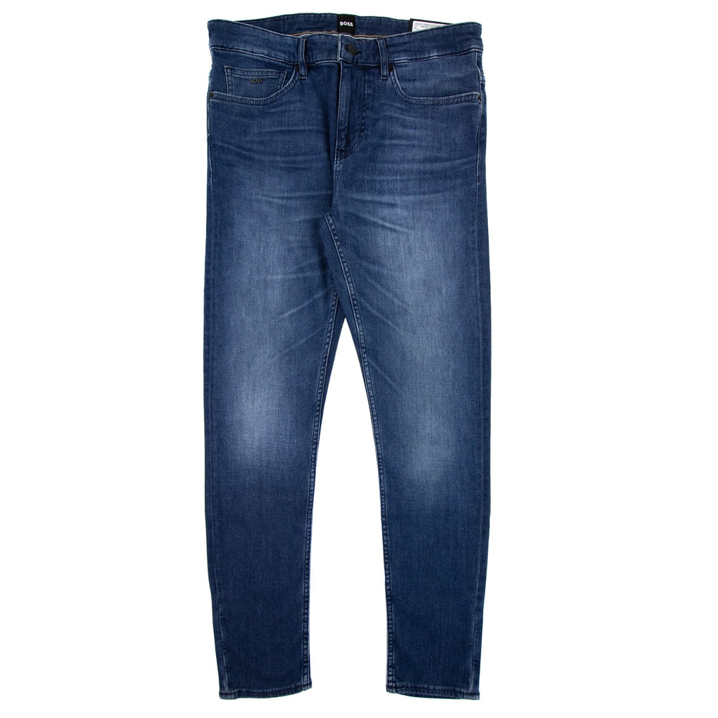 Hugo Boss Slim-fit Jeans In Super-soft Blue Italian Denim