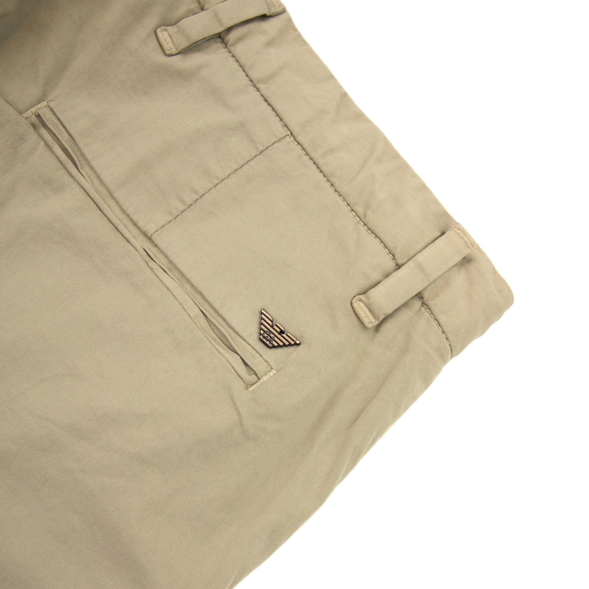 Emporio Armani Comfort Fit Chinos Beige