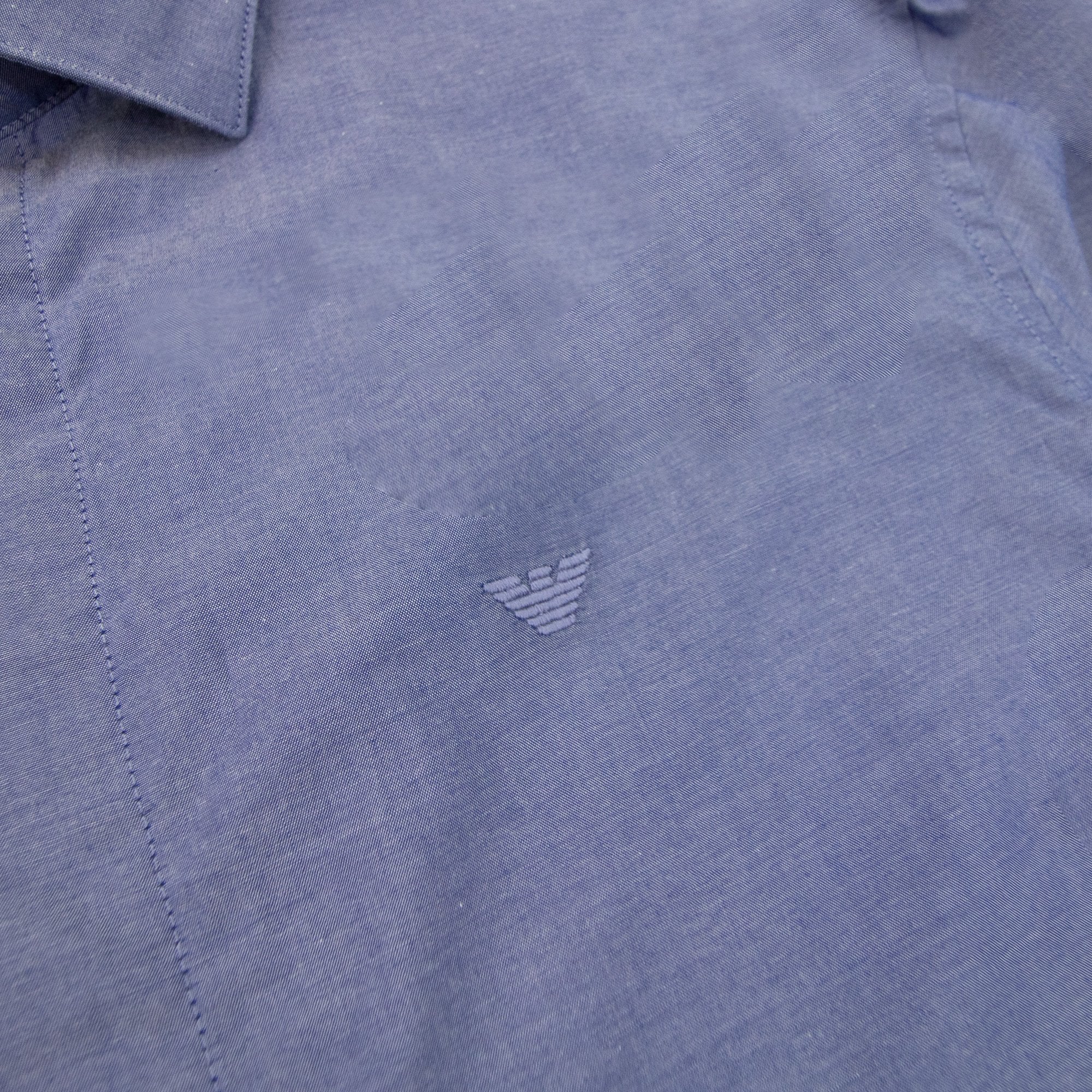 Emporio Armani Eagle Logo L/s Shirt Dark Blue