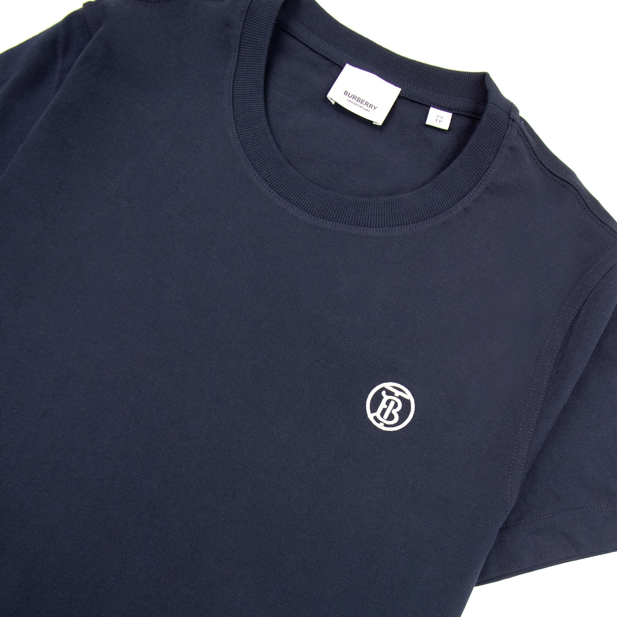 Burberry Monogram Motif Cotton T-shirt Navy