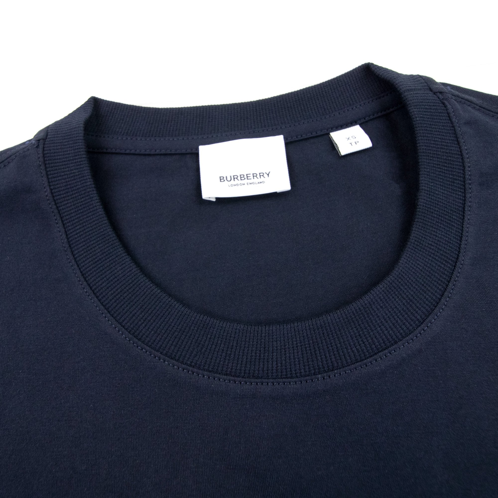 Burberry Monogram Motif Cotton T-shirt Navy