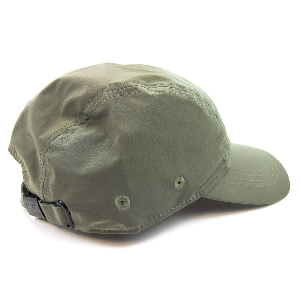 Cp Company Chrome Patch Logo 5 Panel Cap Bronze Green 648