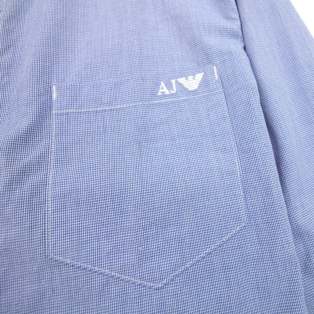 Armani Jeans Pocket Embroidered Logo L/s Shirt Quadri Check