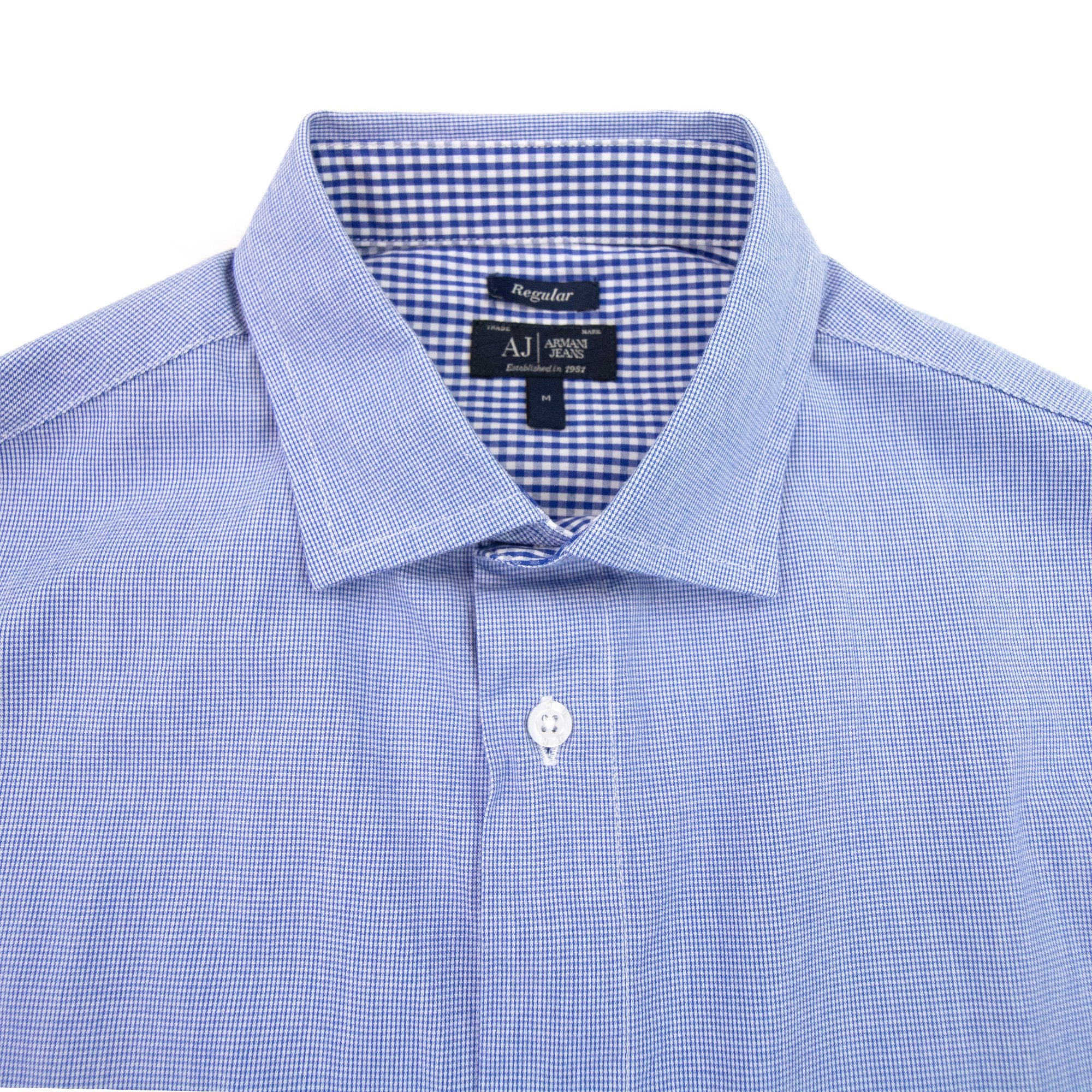 Armani Jeans Pocket Embroidered Logo L/s Shirt Quadri Check