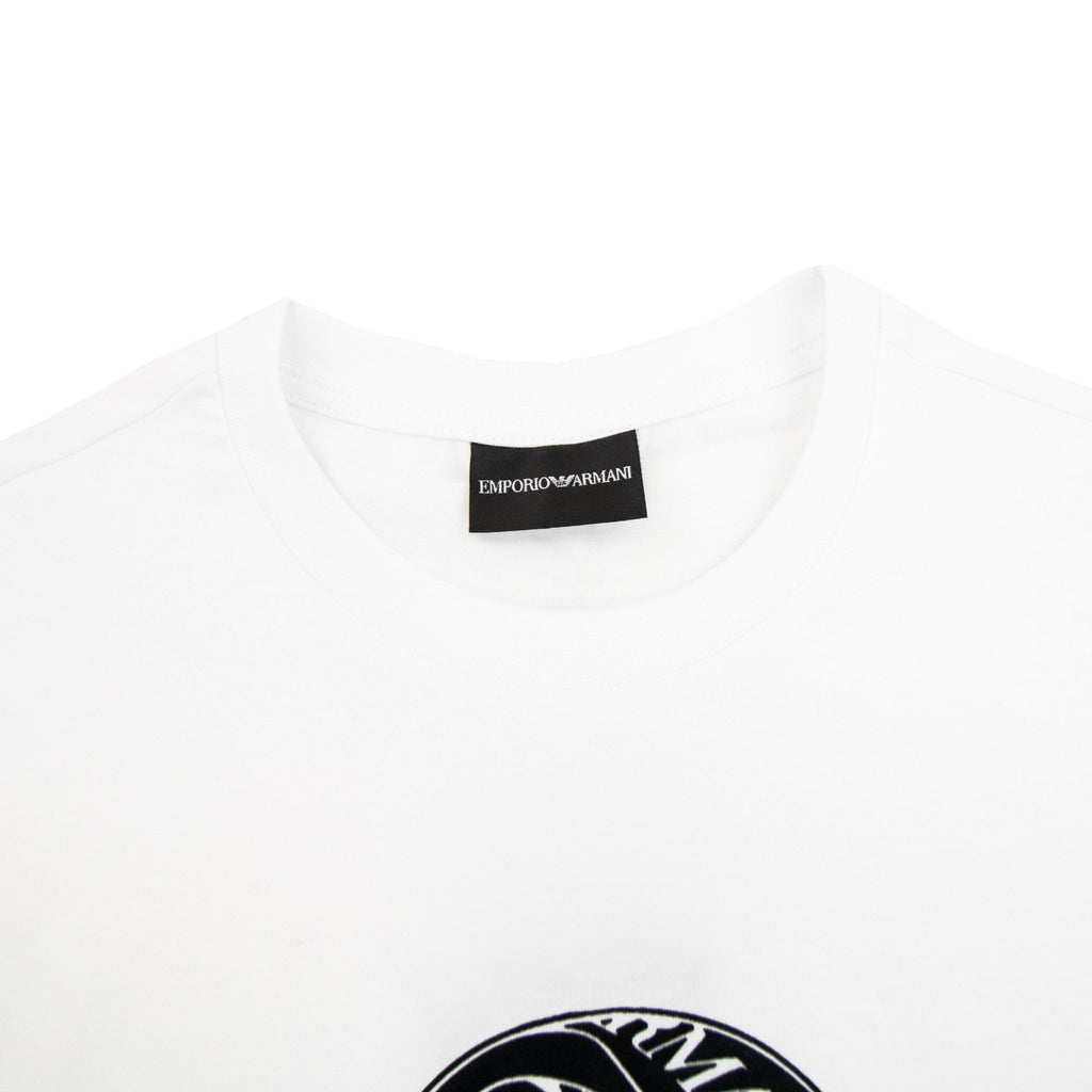 Emporio Armani Headphone Logo T Shirt White