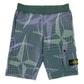 Stone Island Junior 61720 Camouflage Print Bermuda Shorts Bottle Green V0053
