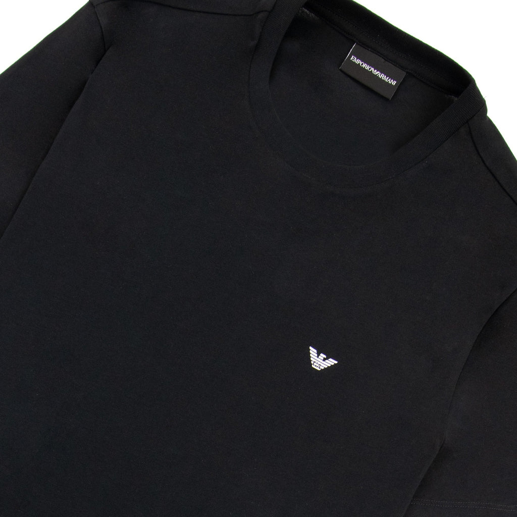 Emporio Armani Printed Logo S/s Tshirt Black