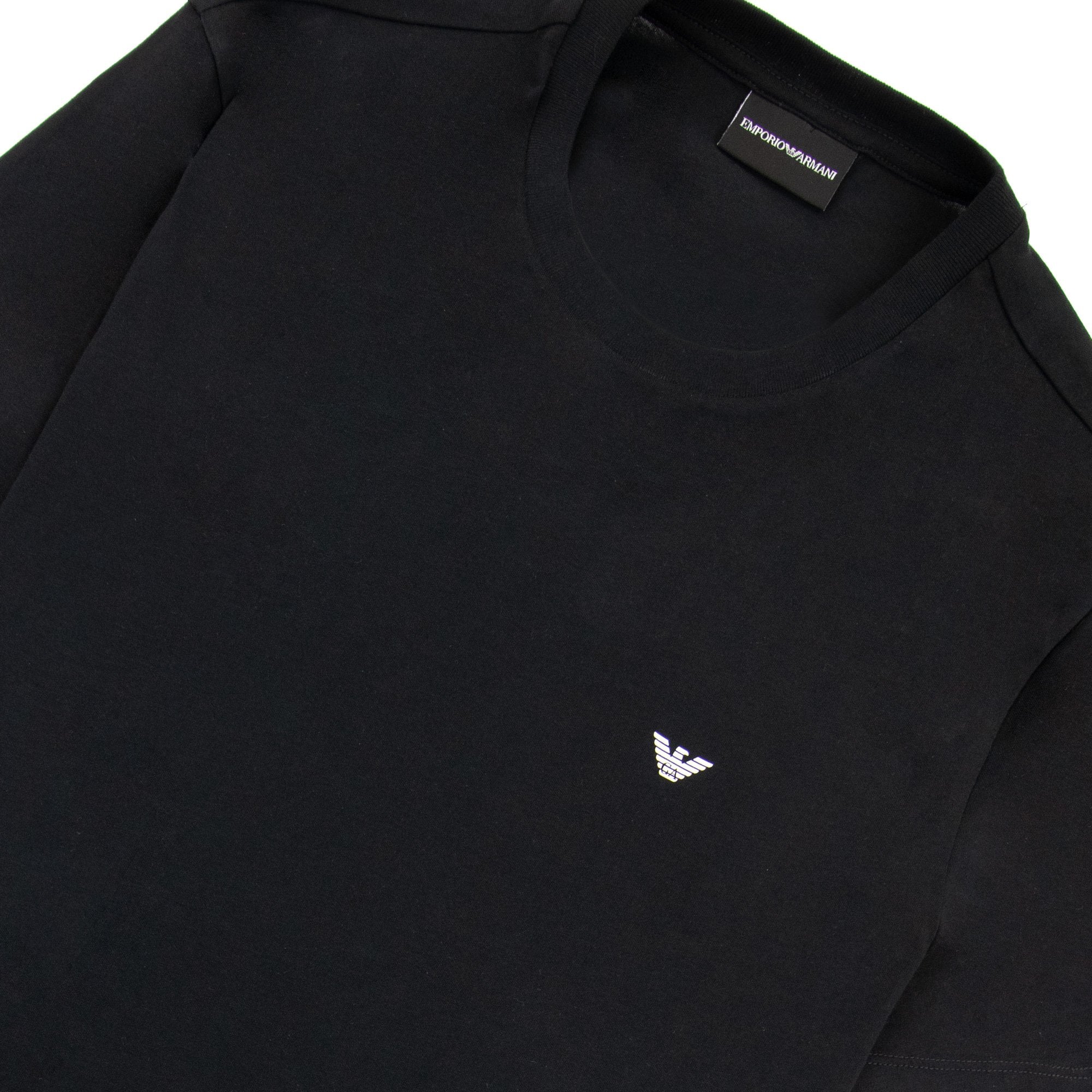 Emporio Armani Printed Logo S/s Tshirt Black