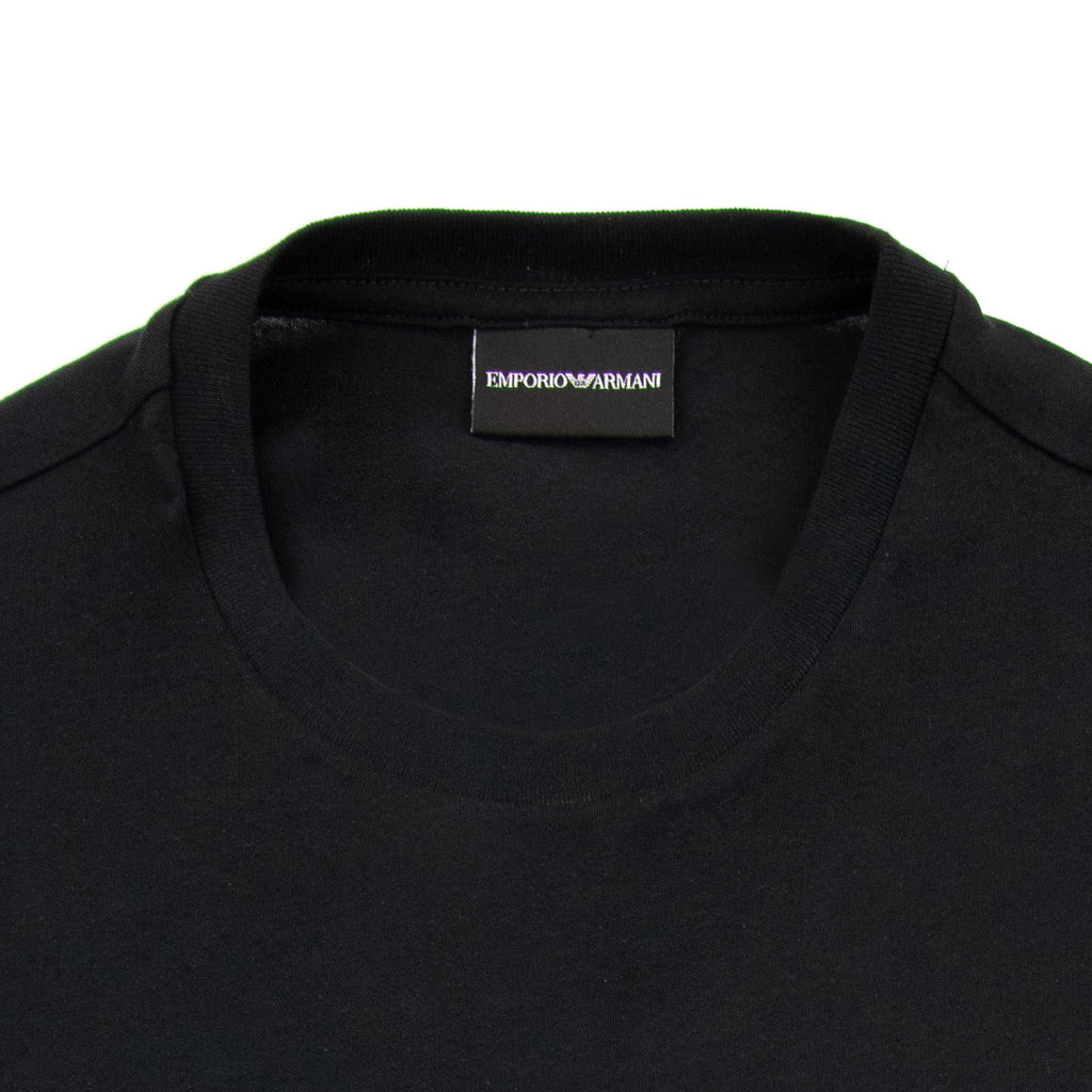 Emporio Armani Printed Logo S/s Tshirt Black