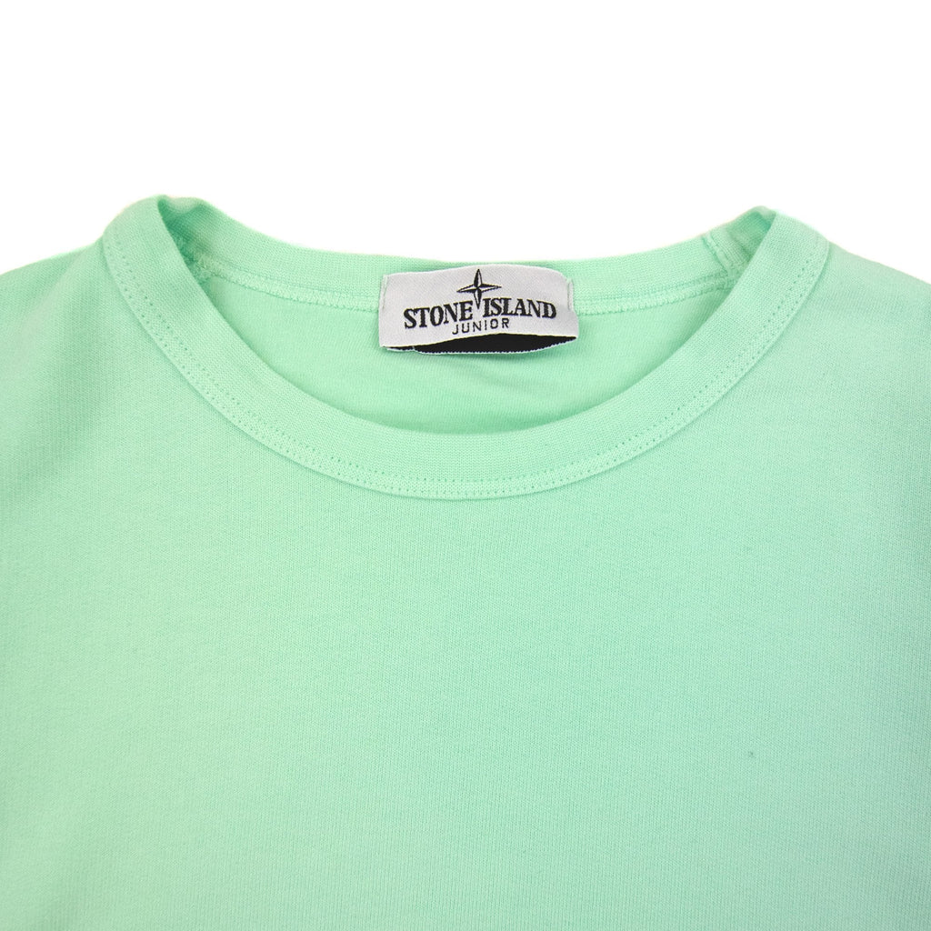 Stone Island Junior 61340 Sweatshirt Mint Green V0044