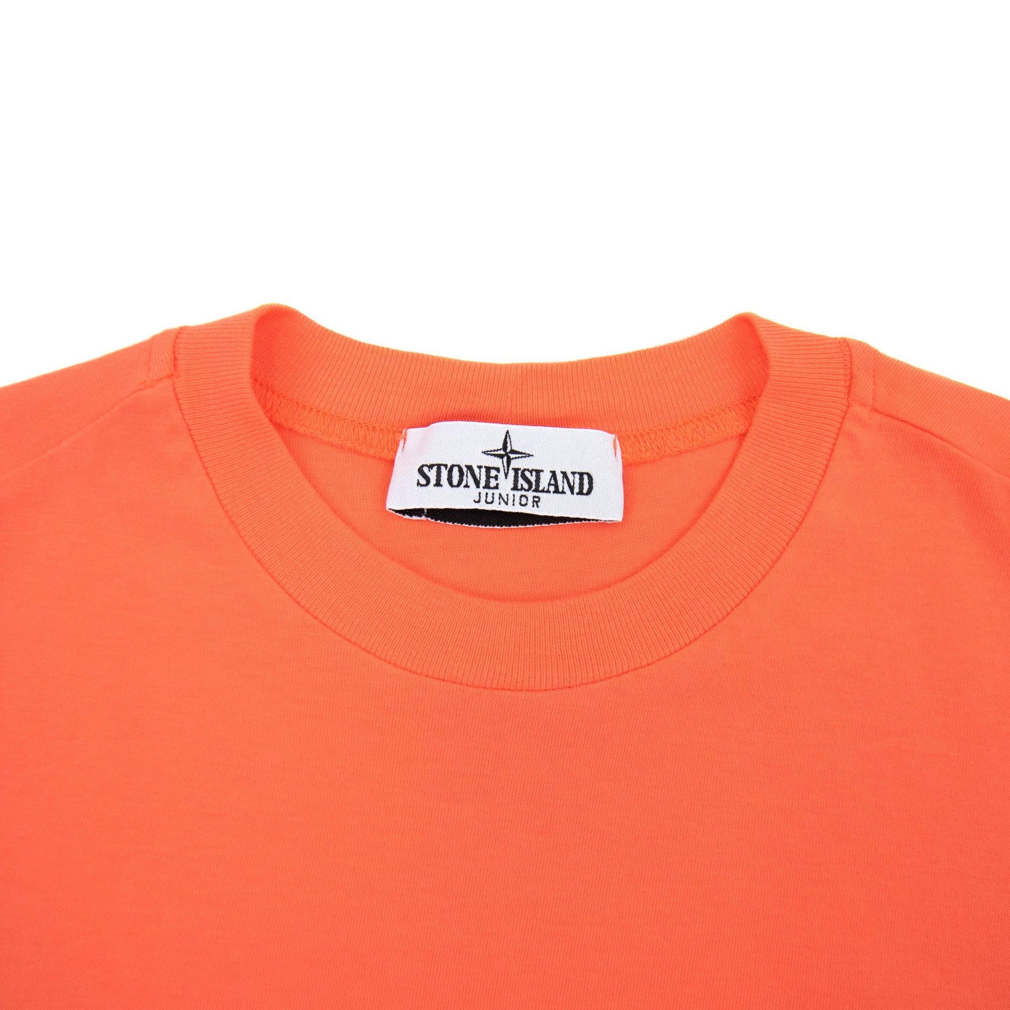 Stone Island Junior Chest Patch T/s Coral V0036