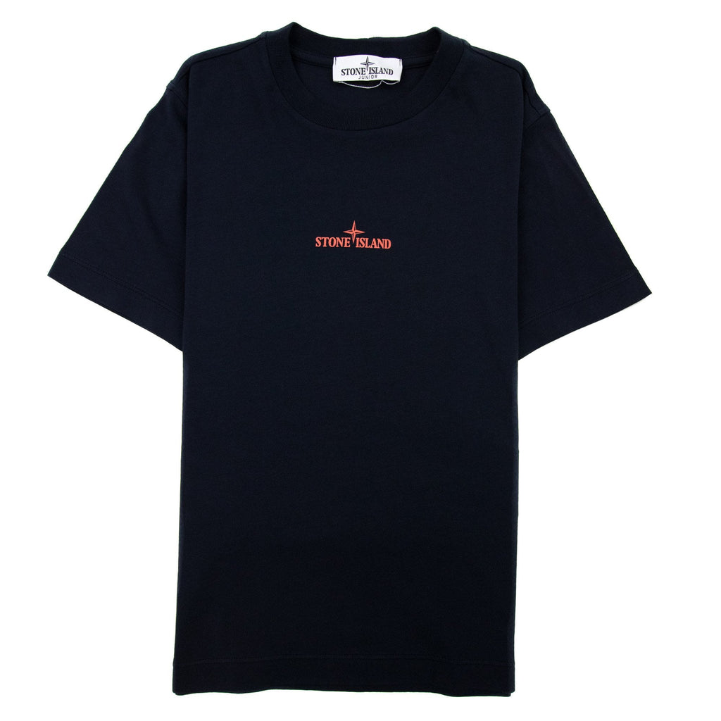 Stone Island Junior 21053 Drop Shot One Print Navy V0020