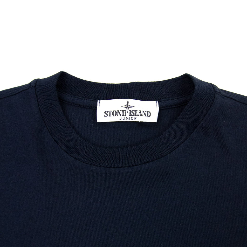 Stone Island Junior 21053 Drop Shot One Print Navy V0020