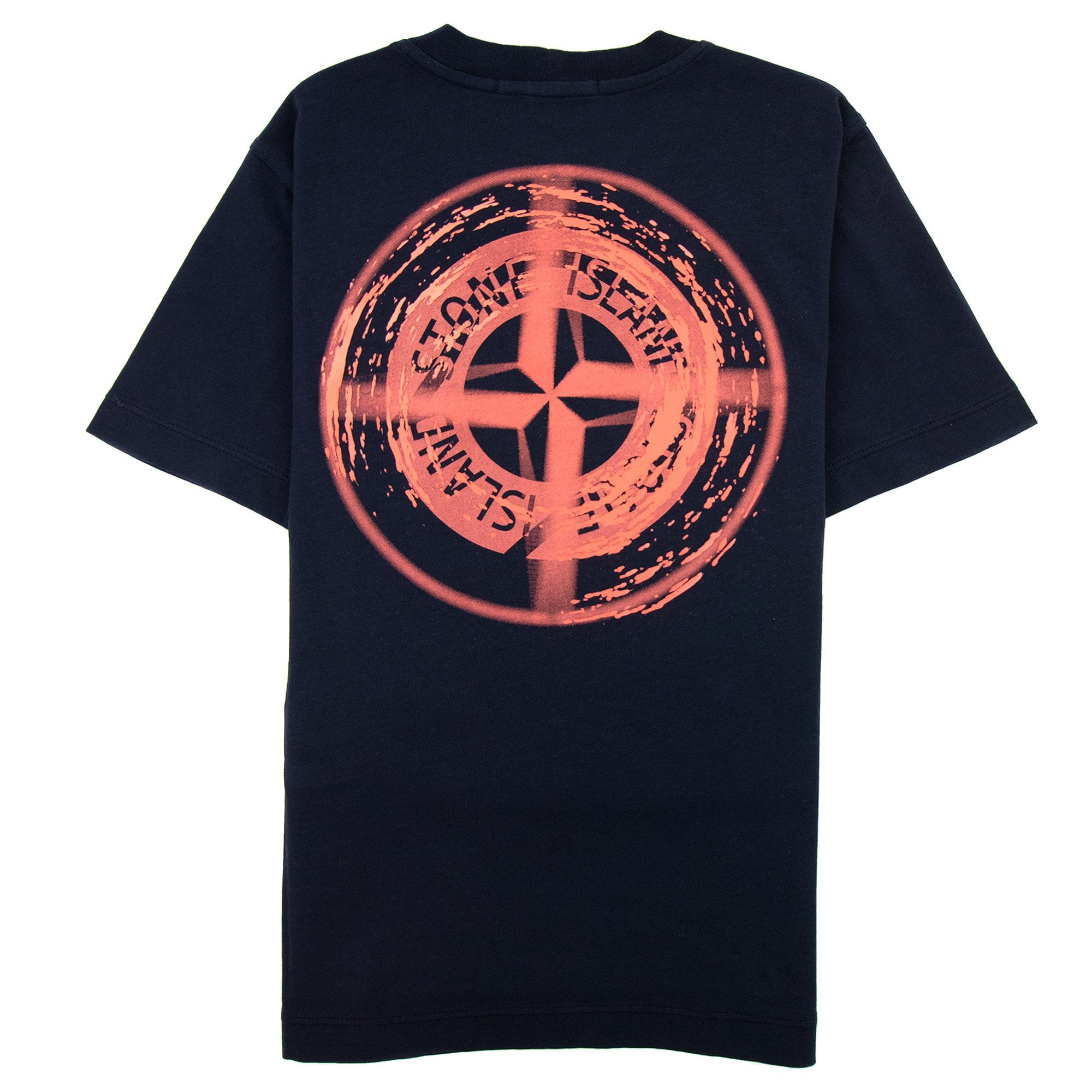 Stone Island Junior 21053 Drop Shot One Print Navy V0020